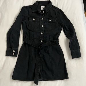 Denim Belted Shirt Dress (NEW w/ TAGS)